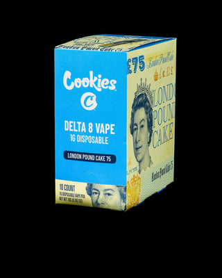 London Pound Cake 75 | Delta 8 1g Disposable Vape Pen - 10 pack