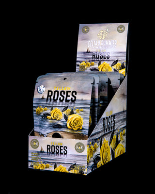 Yellow Roses | Delta 8 50mg 20 ct (1000mg/pack)  | GUMMIES  8-Pack Popbox