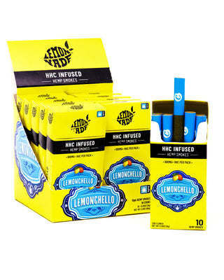 Lemonchello | HHC Preroll Hemp Smokes 10-pack